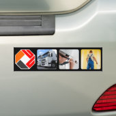写真のアップロード バンパーステッカー (車上)