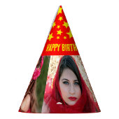 写真のアップロード パーティーハット (左)