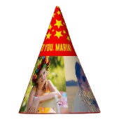 写真のアップロード パーティーハット (右)