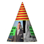 写真のアップロード パーティーハット (左)