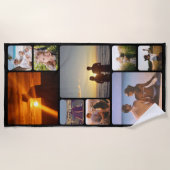 写真のアップロード ビーチタオル (正面)