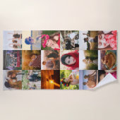 写真のアップロード ビーチタオル (正面)