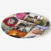 写真のアップロード ペーパープレート (アングル)