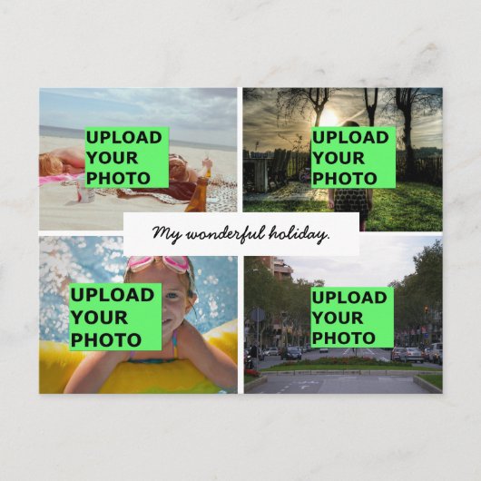 写真のアップロード ポストカード (正面)