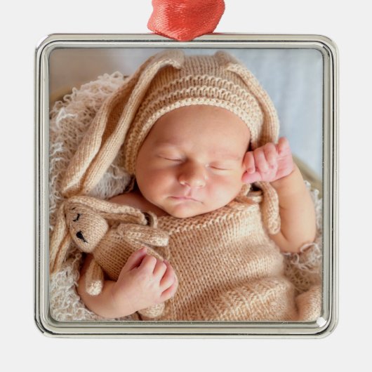 写真のアップロード メタルオーナメント (正面)