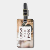 写真のアップロード ラゲッジタグ (正面縦)