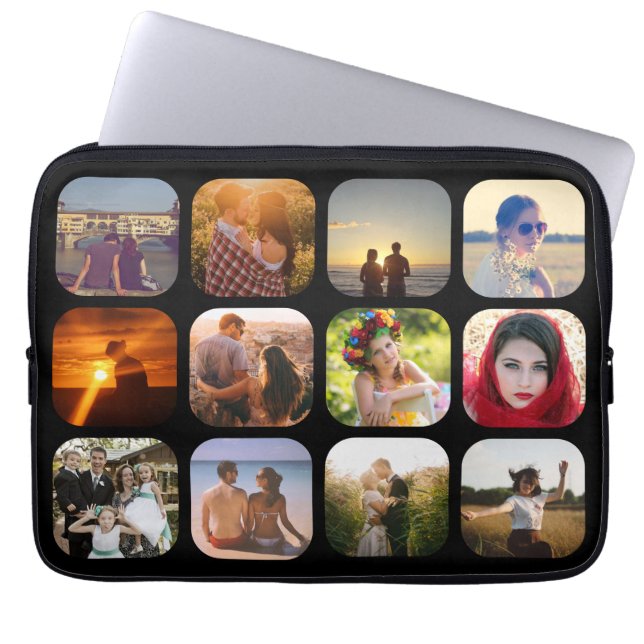 写真のアップロード ラップトップスリーブ (正面)