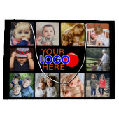 写真のアップロード ラージペーパーバッグ (裏面)