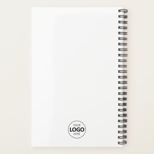 写真のアップロード、文字&ロゴの予約の日記プランナー プランナー手帳 (裏面)