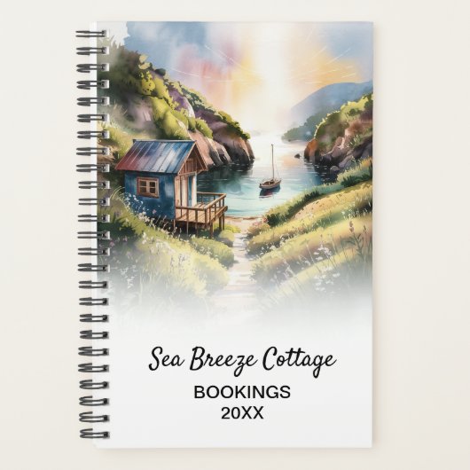 写真のアップロード、文字&ロゴの予約の日記プランナー プランナー手帳 (正面)