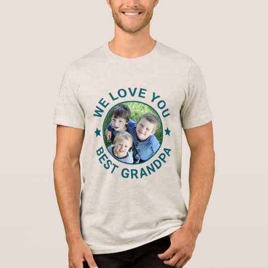 写真のアップ最高のロード- grandpa Tri-Blendシャツ トライブレンドＴシャツ (正面)