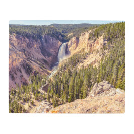 写真のイエローストーン低秋 メタルプリント