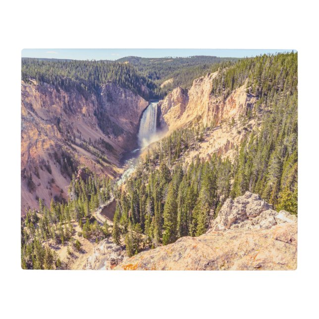 写真のイエローストーン低秋 メタルプリント (正面)