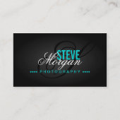 写真のイニシャルマーク 名刺 (正面)