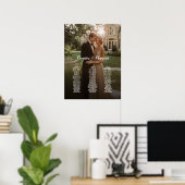 写真のエレガント座席結婚表3枚 ポスター (ホームオフィス)