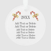 写真のオーナメントまたはラベル オーナメント (裏面)