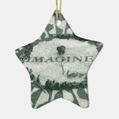 写真のオーナメントを想像して下さい セラミックオーナメント (左)