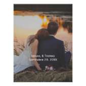 写真のカスタマイズパーマ結婚ナリの写真 ポスター (正面)