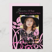 写真のカスタマイズ可能な10年の招待状胸カンス 招待状 (正面/裏面)