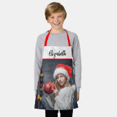 写真のカスタマイズ追加 エプロン (着用した状態)