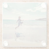 写真のカスタムなガラスコースターの飲み物はあなた専有物を作成します ガラスコースター (裏面)