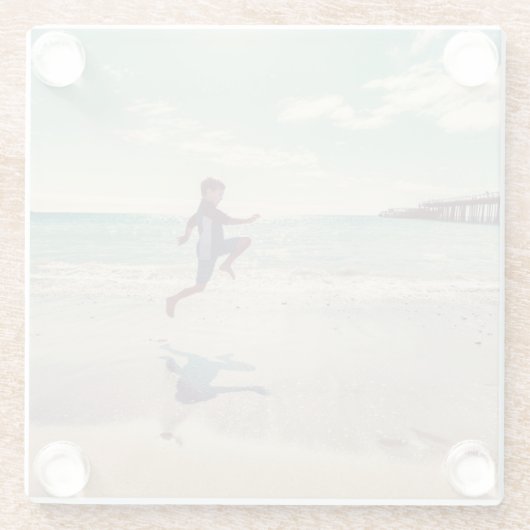 写真のカスタムなガラスコースターの飲み物はあなた専有物を作成します ガラスコースター (裏面)