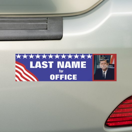 写真のカスタムなキャンペーンテンプレートを加えて下さい バンパーステッカー (車上)