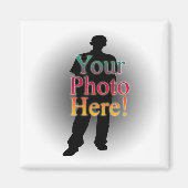 写真のカスタムパーソナライズされた作成 マグネット (正面)