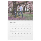 写真のカスタム予定表 |編集可能な年文字 カレンダー (3月 2027)