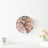 写真のカスタム作モダン成 ラウンド壁時計 (ホーム)