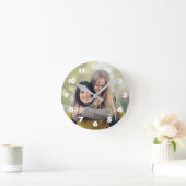 写真のカスタム壁時計 ラウンド壁時計 (ホーム)