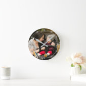 写真のカスタム壁時計 ラウンド壁時計 (ホーム)