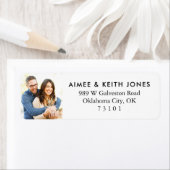 写真のカスタム差出人住所ラベル ラベル (インサイチュ)