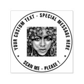 写真のカスタム文字アドレス自己インク入力スタンプ セルフインキングスタンプ (デザイン)