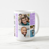 写真のカスタム文字マグ コーヒーマグカップ (正面右)