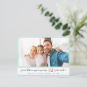 写真のカスタム社交的な愛の引用文挨拶 ポストカード (スタンド正面)