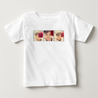 写真のカスタム置き換え画像キッズ子供 ベビーTシャツ