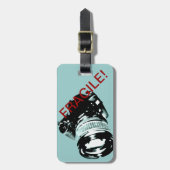 写真のカメラ装置旅行ラベル ラゲッジタグ (正面縦)