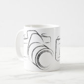写真のカメラ コーヒーマグカップ (正面左)