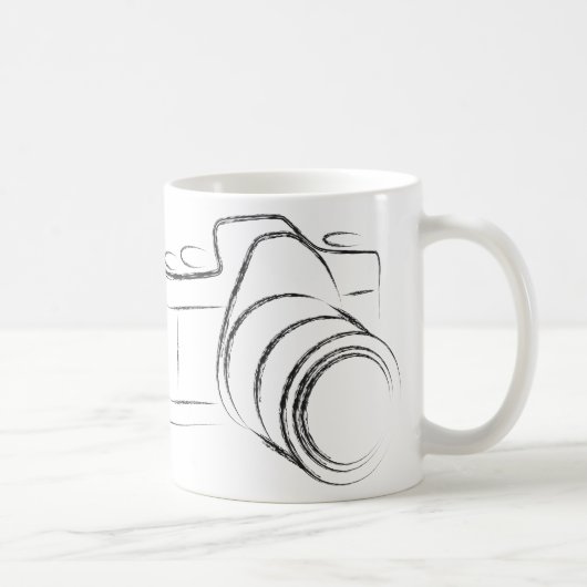 写真のカメラ コーヒーマグカップ (右)