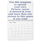 写真のカレンダーそれyoursefアップロードあなたの写真 カレンダー (3月 2026)