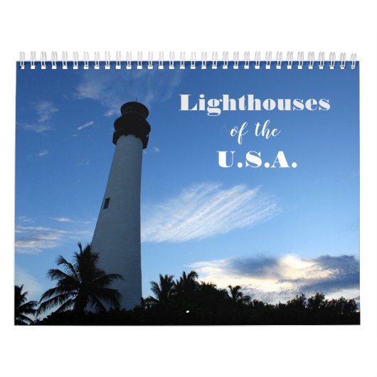 写真のカレンダーの米国の灯台 カレンダー (カバー)