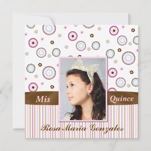 写真のキンセニアの招待状 招待状 (正面)