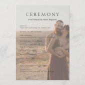 写真のクモダンリア結婚ン プログラム (正面)