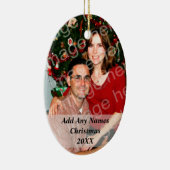 写真のクリスマスか他の休日のオーナメント セラミックオーナメント (右)