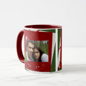 写真のクリスマスのマグ マグカップ (正面左)