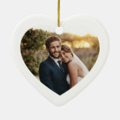 写真のクリスマスオーナメントの追加 セラミックオーナメント (裏面)