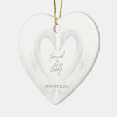 写真のクリスマスオーナメントの追加 セラミックオーナメント (左)