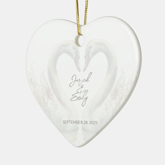 写真のクリスマスオーナメントの追加 セラミックオーナメント (左)