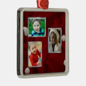 写真のクリスマスオーナメント メタルオーナメント (右)